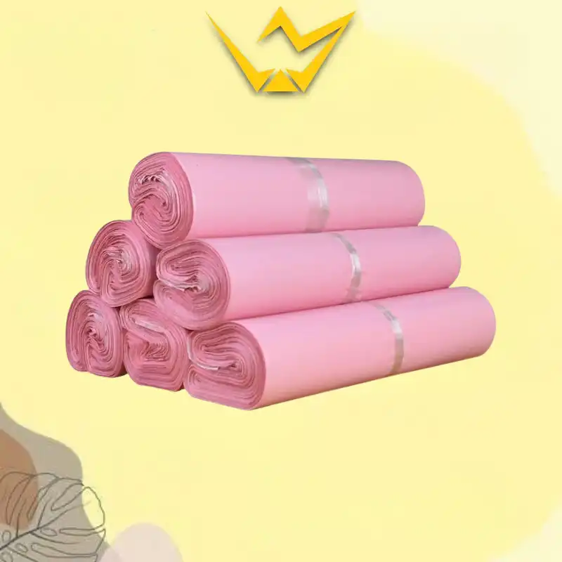 Túi Gói Hàng Niêm Phong (Màu Hồng Pastel)